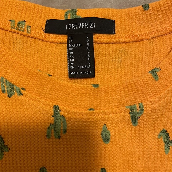 Forever 21 mustard colored large - Picture 3 of 4